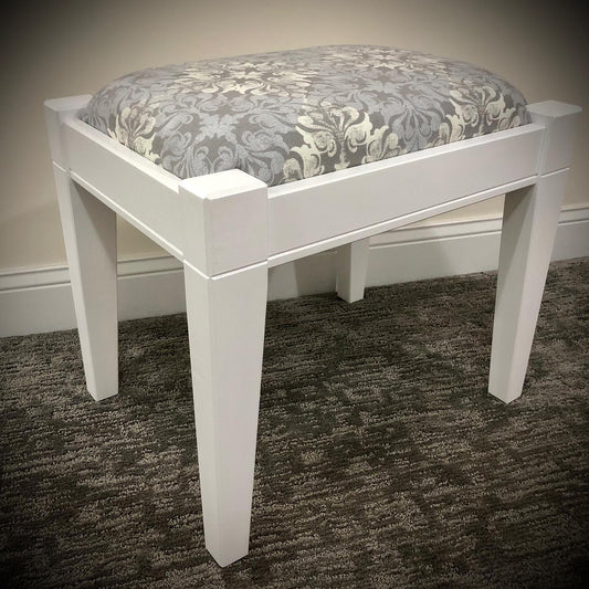 Custom Upholstered Vanity Bench
