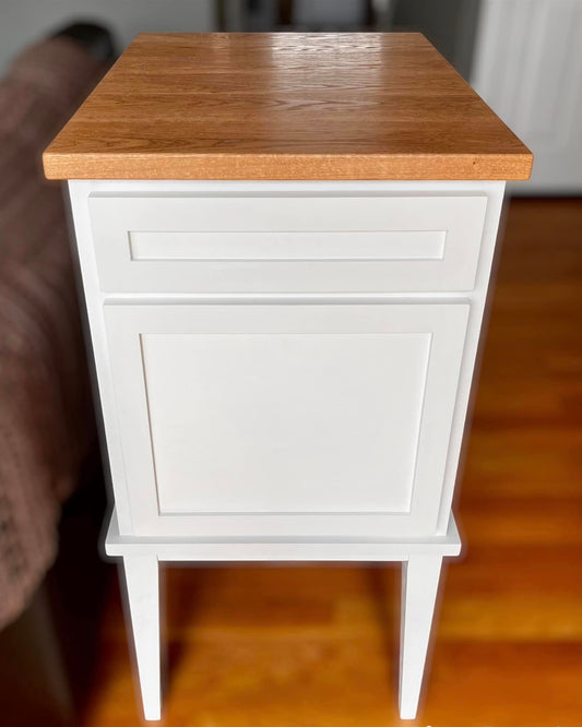 Custom Laundry Room Supply Cabinet with Folding Station