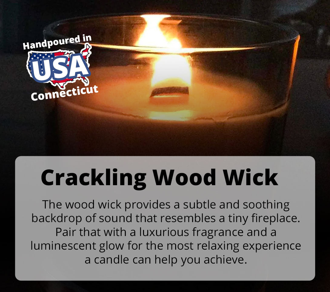 Relaxing in Belltown - Cocoa Butter + Cashmere Scented Wood Wick Candle