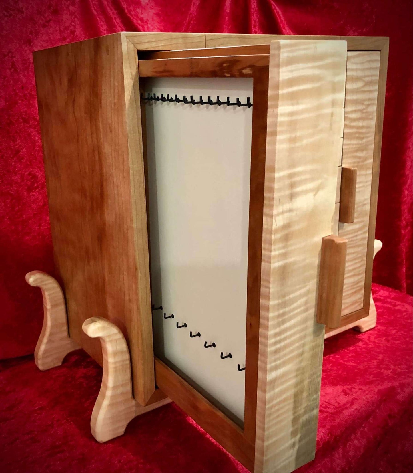 Large Luxury Desktop Custom Jewelry Box, Storage Chest, Optional Personalization