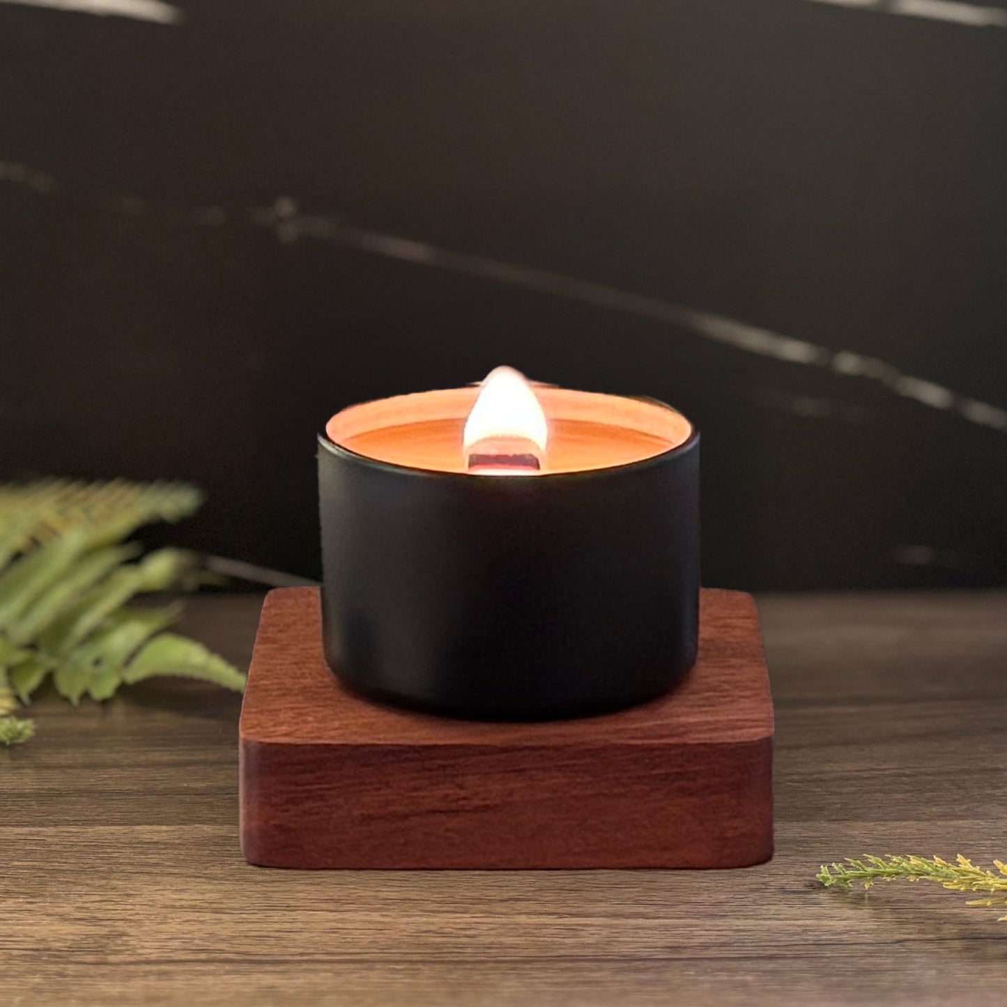 Personalized Wood Wick Scented Candle - Noun, Definition