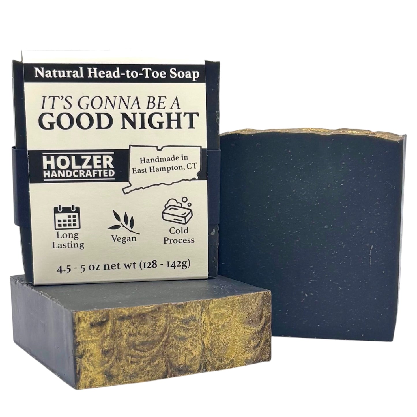 It's Gonna Be a Good Night - Natural Head to Toe Soap Bar - Black Rose + Plum + Vanilla