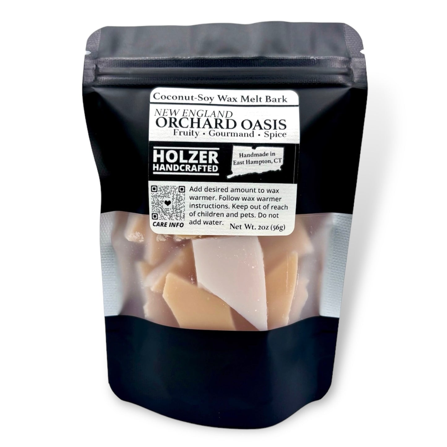 New England Orchard Oasis - Apple + Clove + Honey Scented Wax Melt Bark in Resealable Pouch