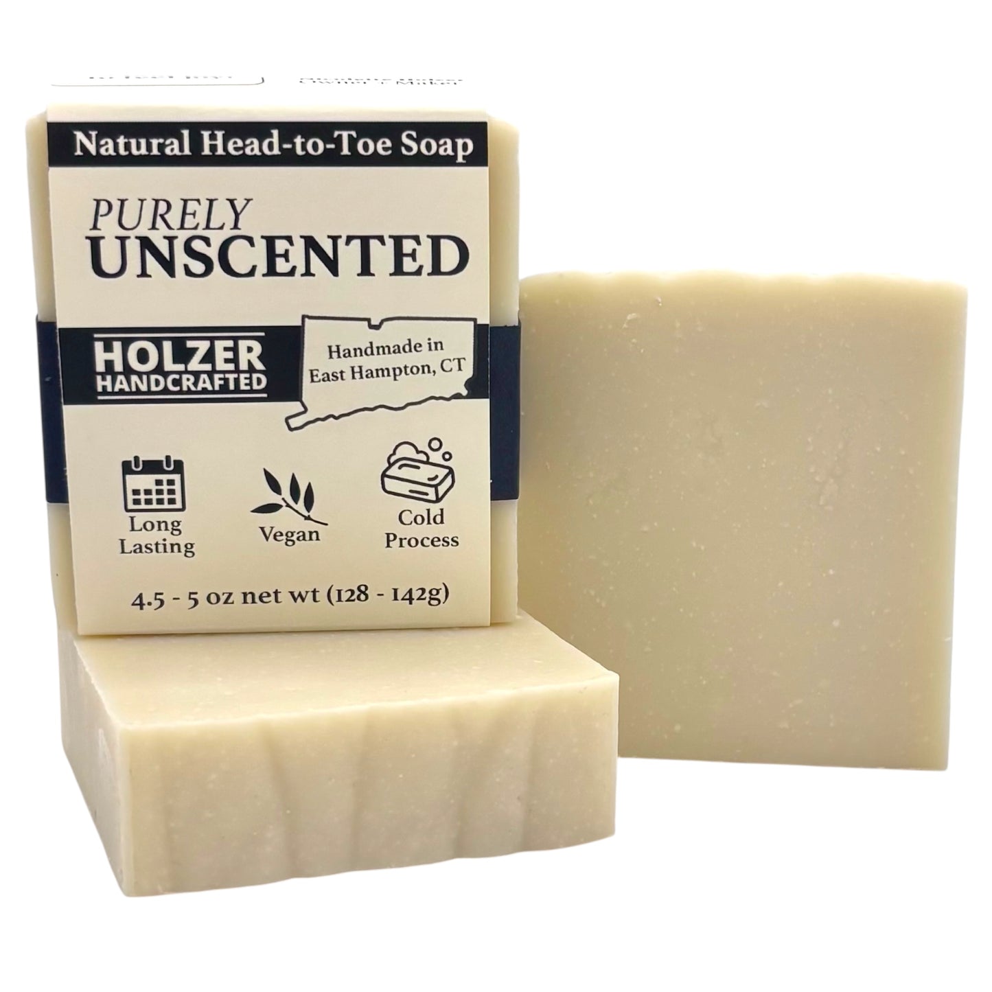 Purely Unscented - Natural Head to Toe Soap Bar