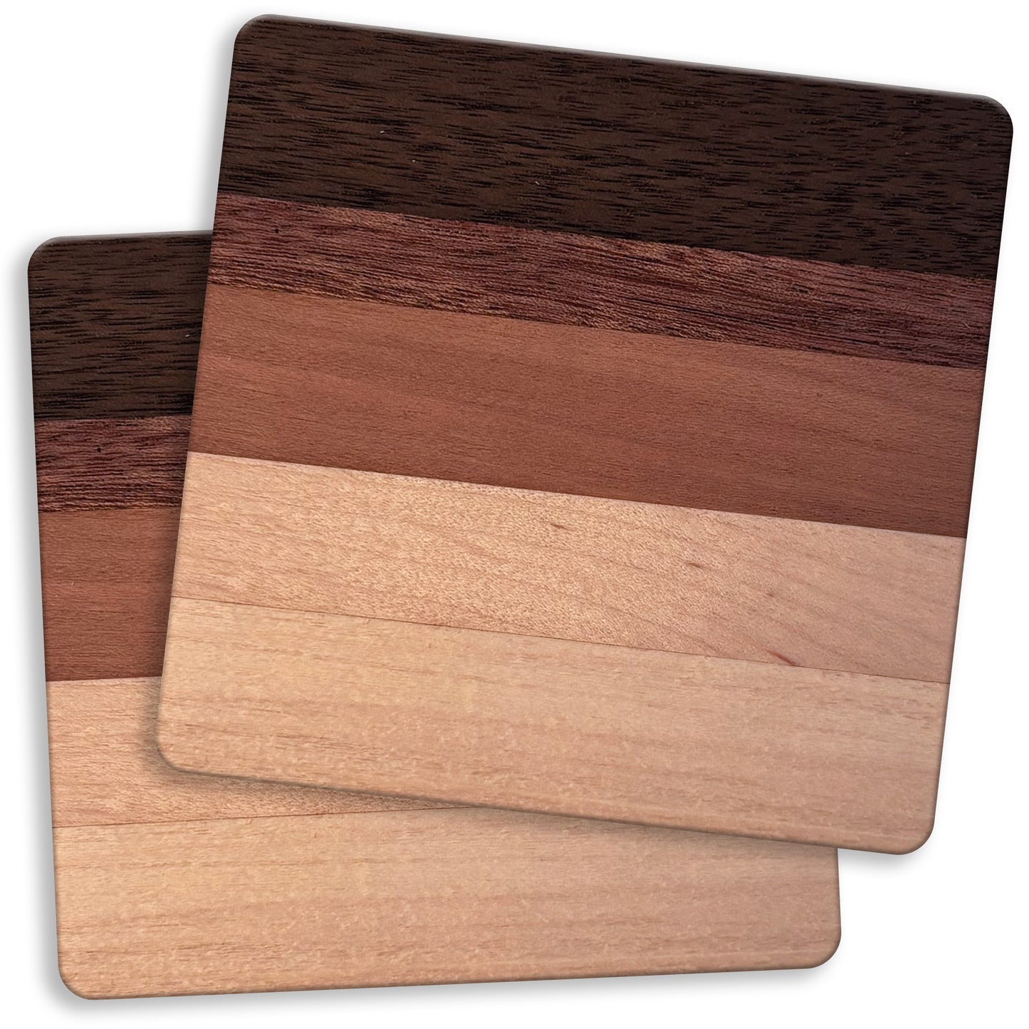 Premium Hardwood Coasters, Choose a Set + Personalize It