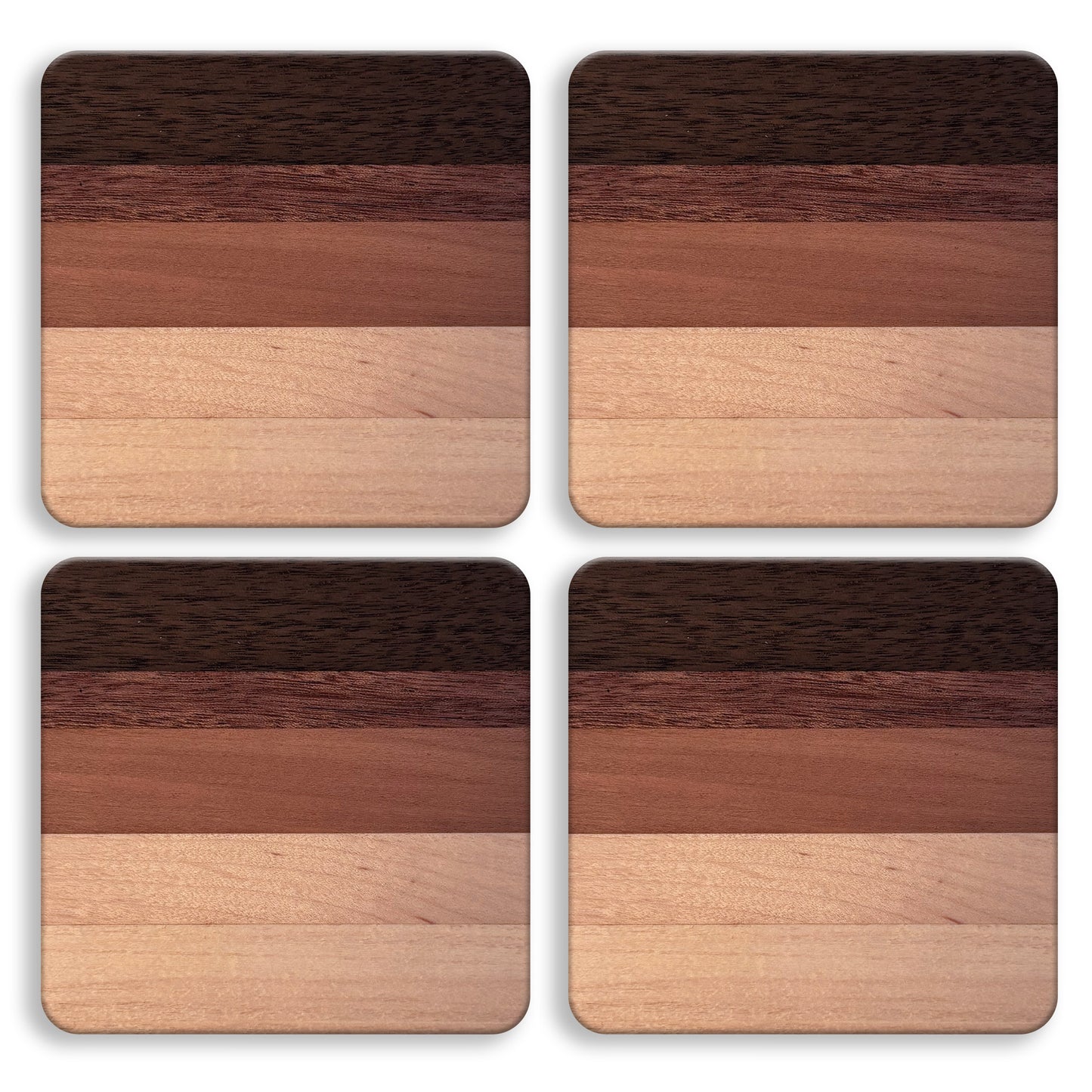 Premium Hardwood Coasters, Choose a Set + Personalize It