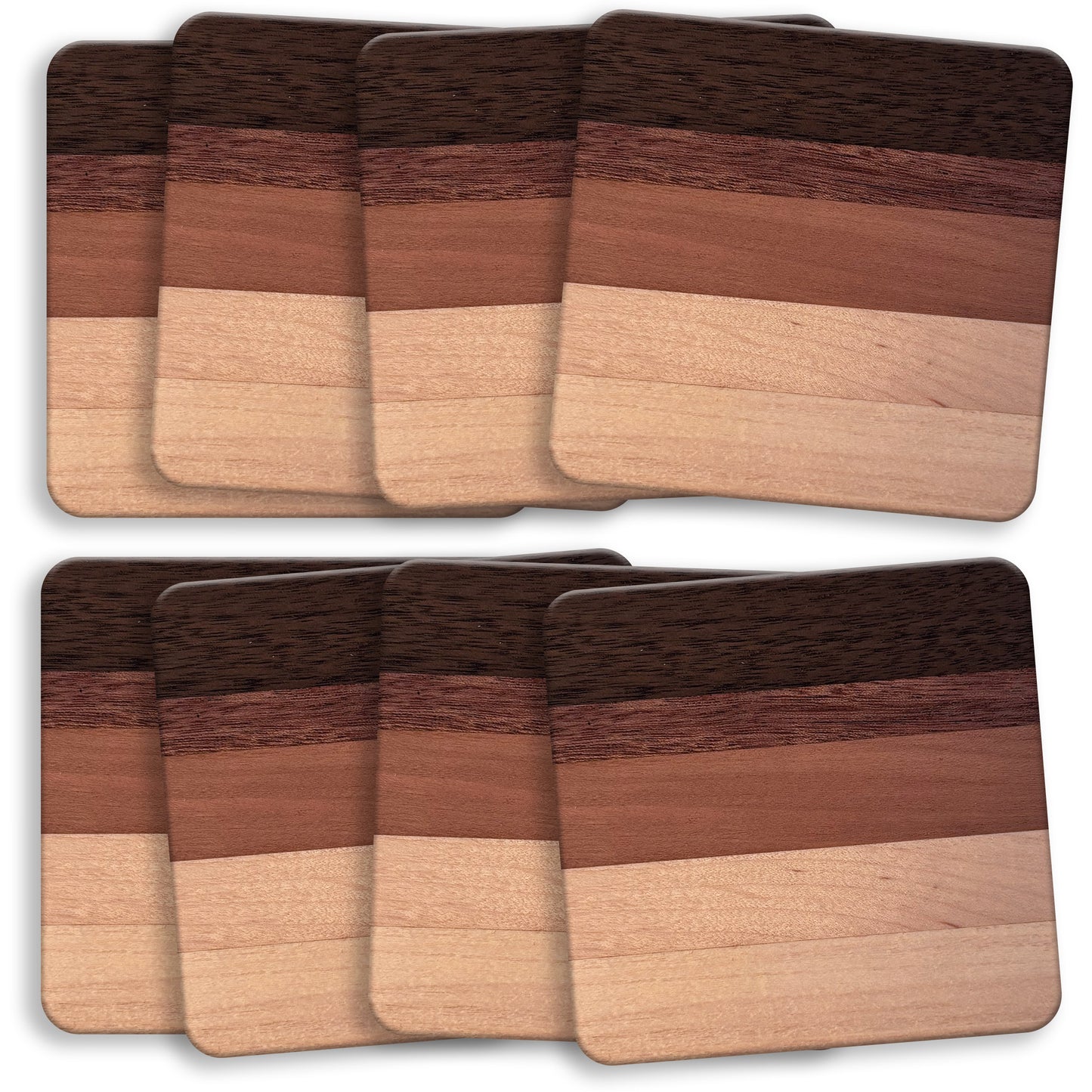 Premium Hardwood Coasters, Choose a Set + Personalize It