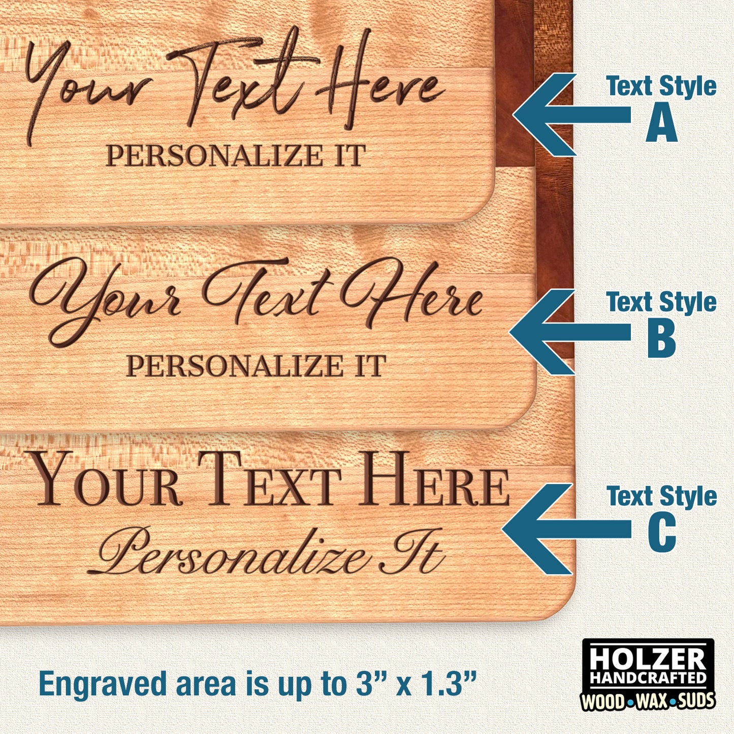 Premium Hardwood Coasters, Choose a Set + Personalize It