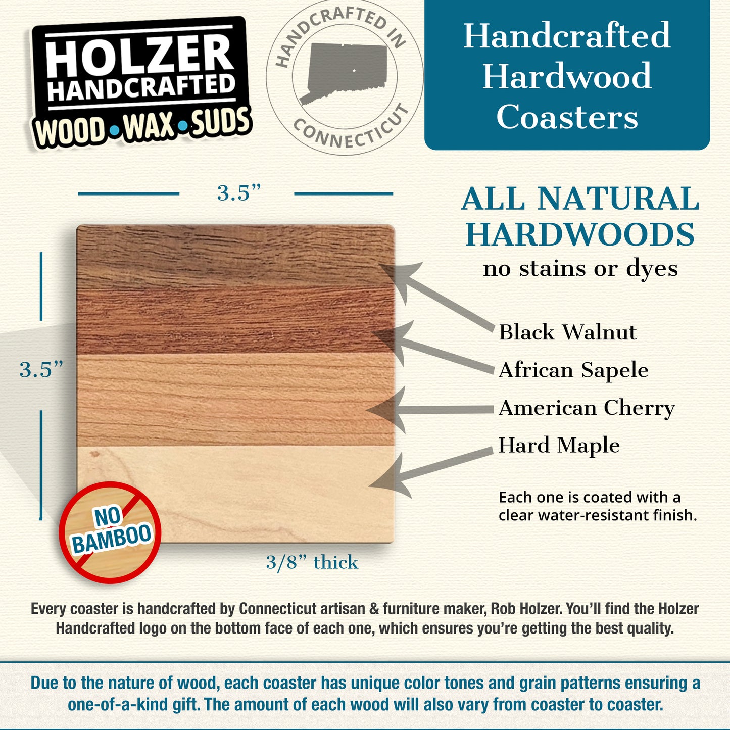 Anime Coasters, Special Edition, Hardwood