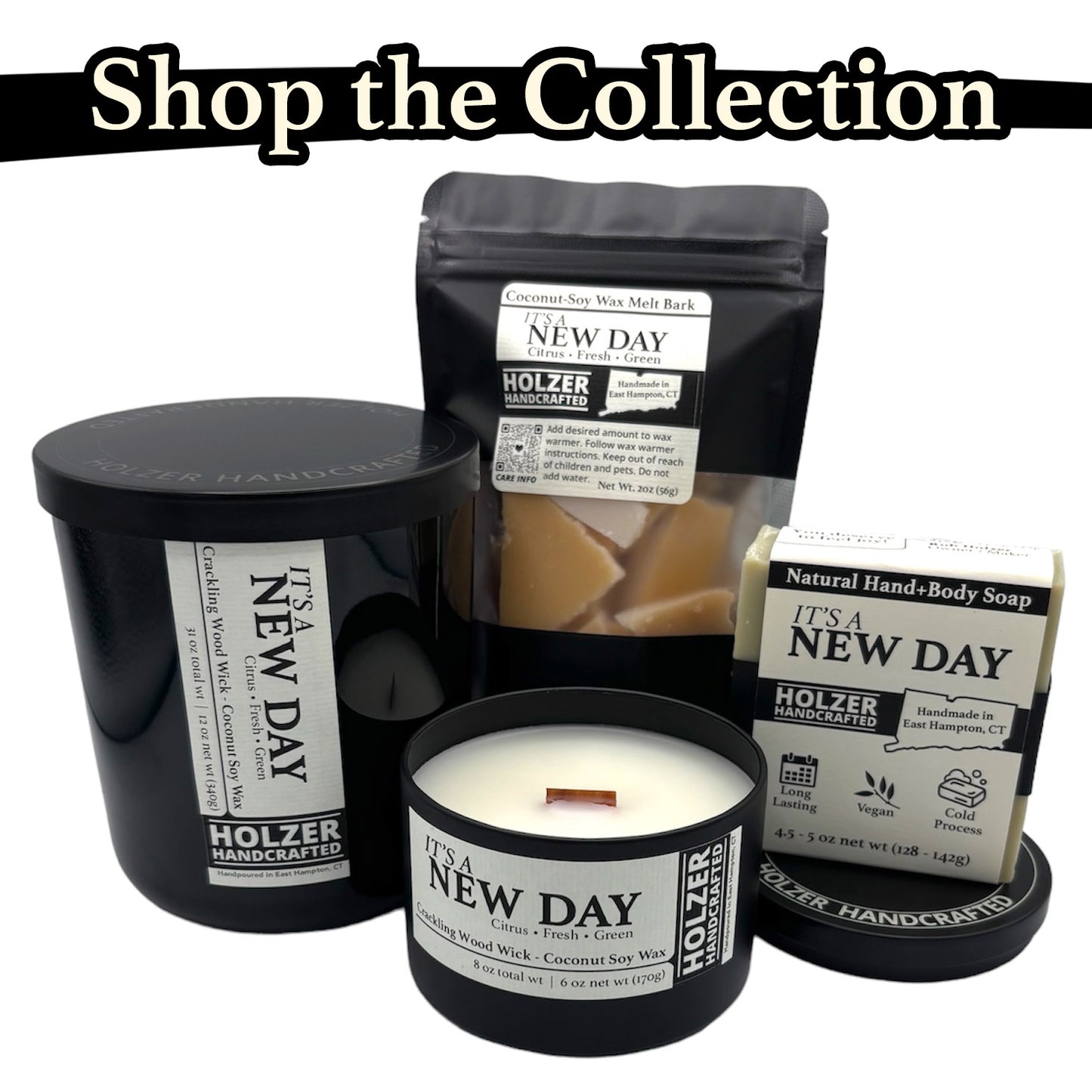 It's A New Day - Natural Head to Toe Soap Bar - Lemon + Lilac Leaves + Juniper