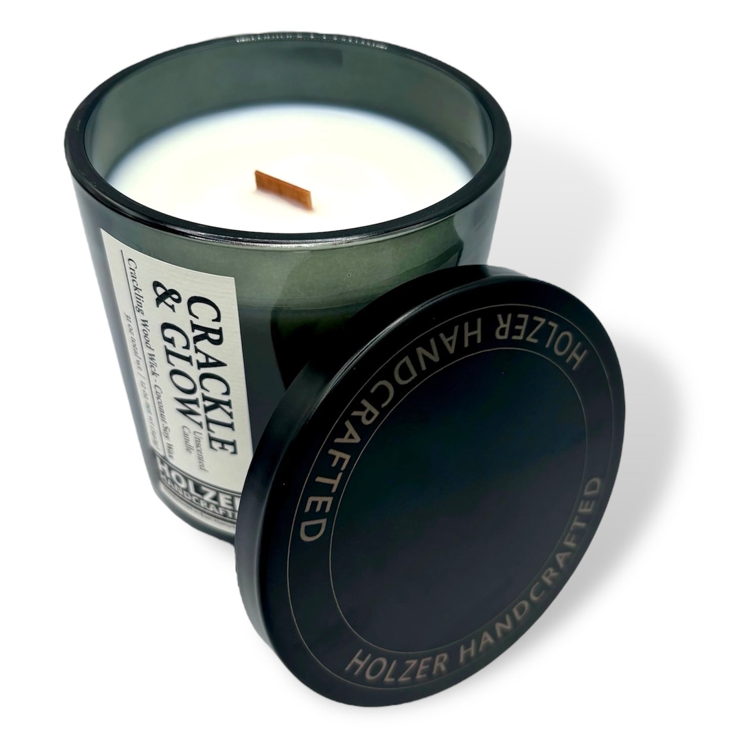 Unscented Natural Wood Wick Candle