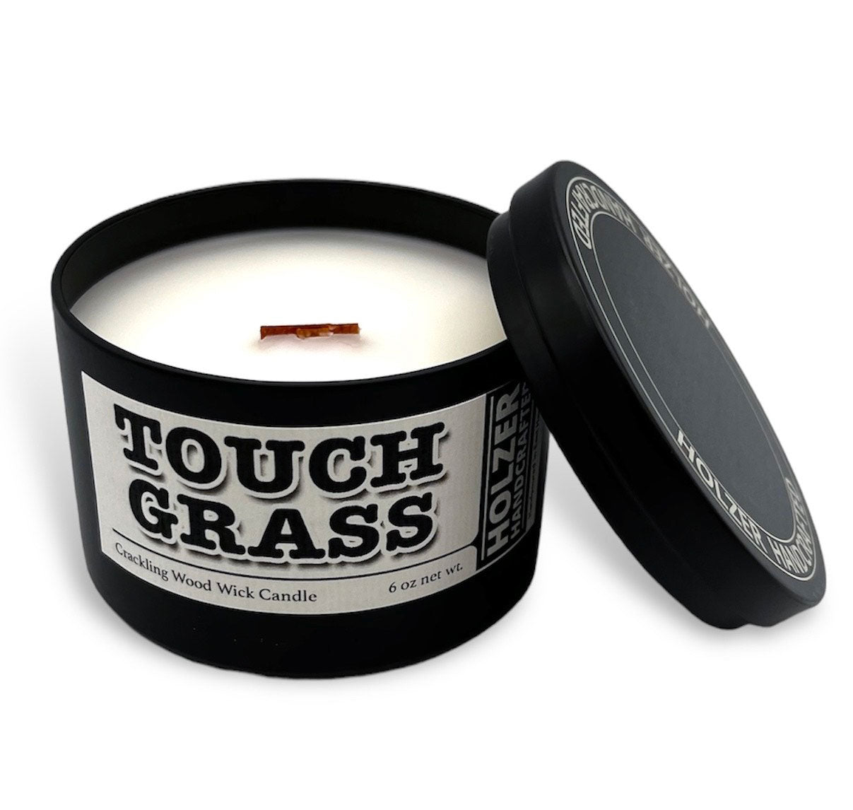Gamer Themed Custom Wood Wick Scented Candle