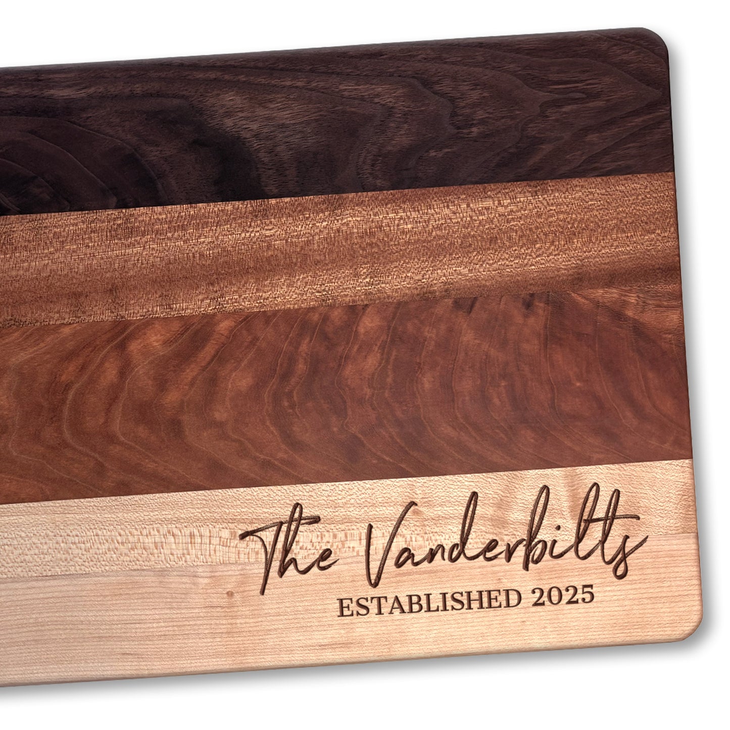 Hardwood Heirloom Quality Cutting Boards, Available in 4 Sizes + Personalized