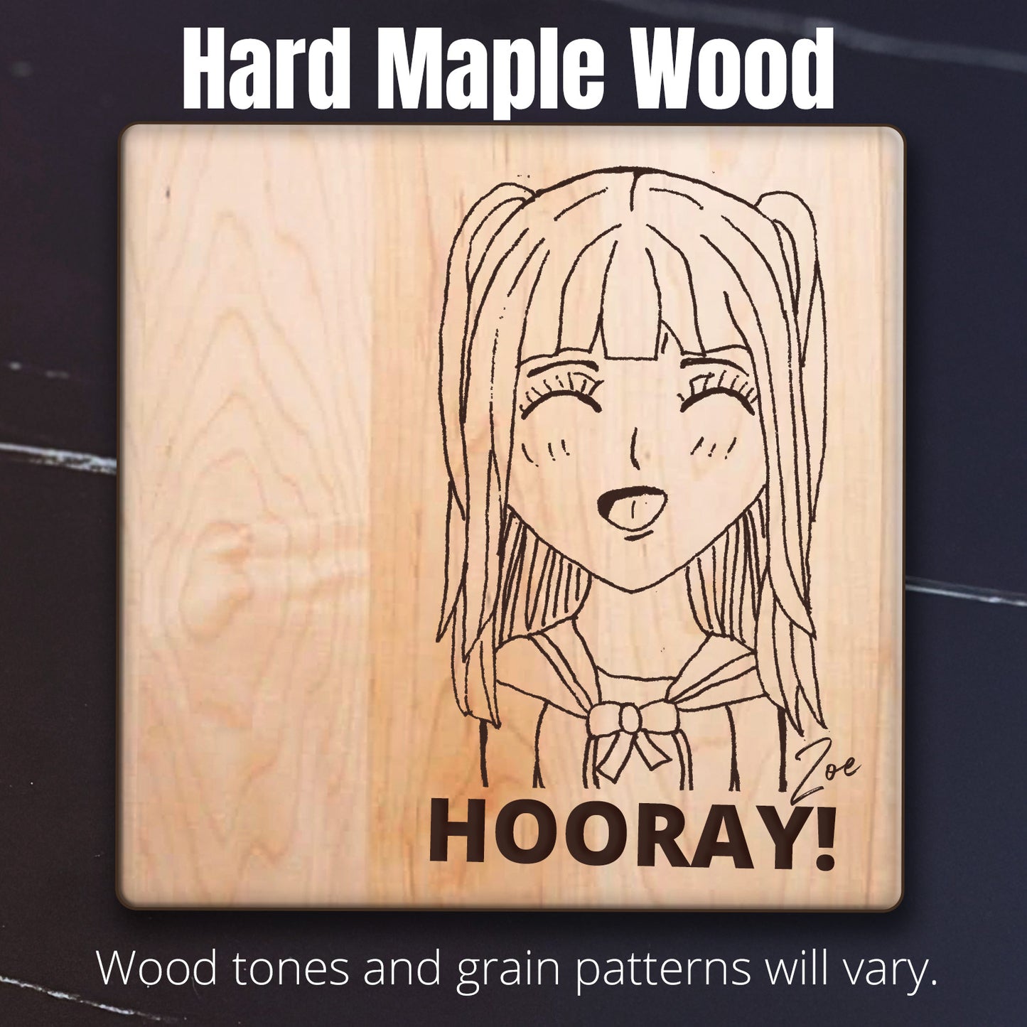Anime Coasters, Special Edition, Hardwood