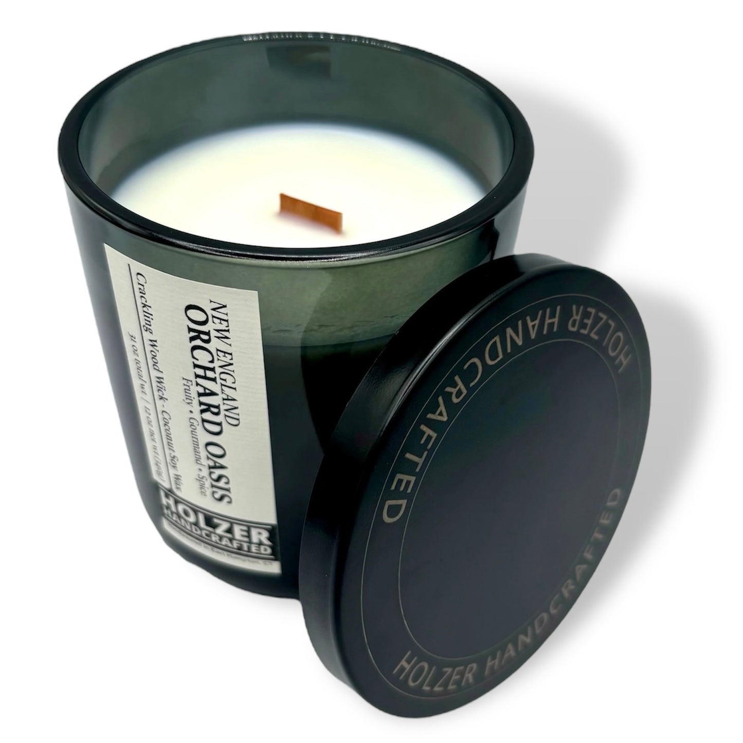New England Orchard Oasis - Apple + Clove + Honey Scented Wood Wick Candle
