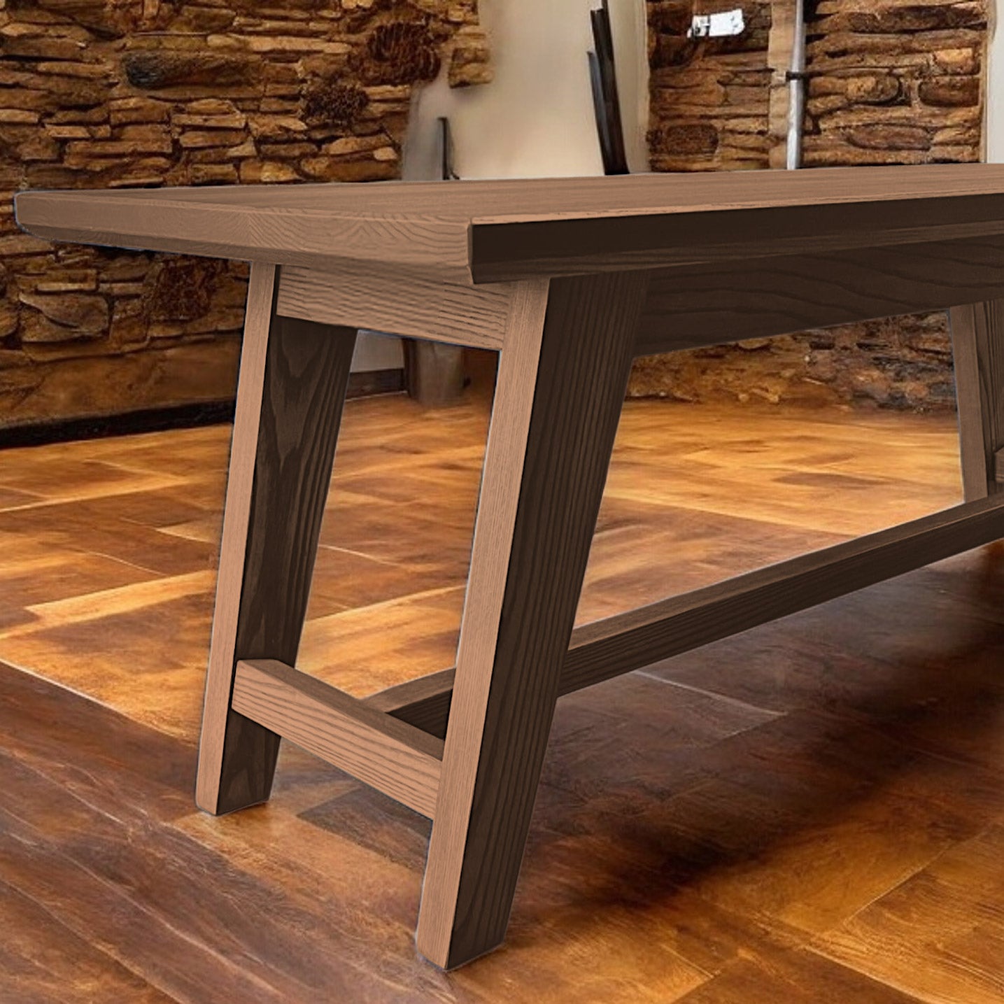 Handcrafted Modern Farmhouse Bench - Made to Order