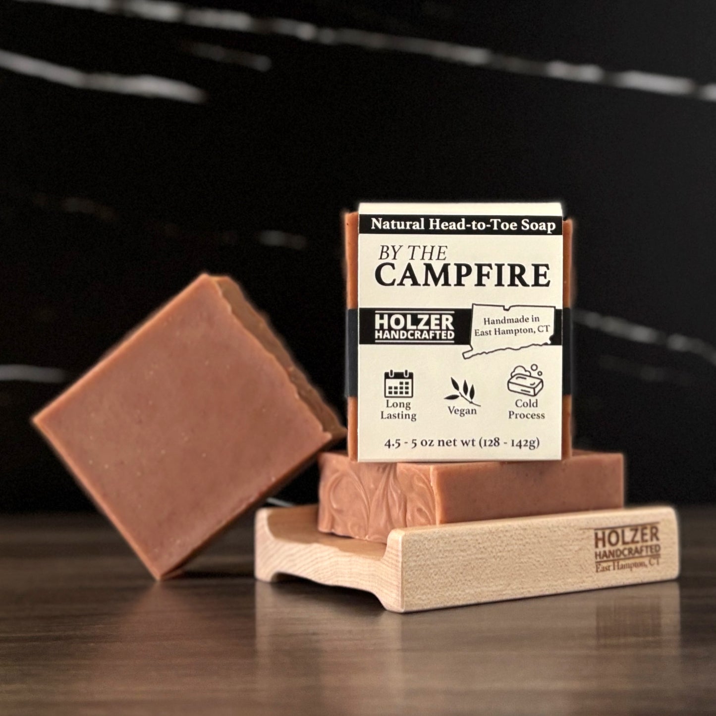 By The Campfire - Natural Head to Toe Soap Bar - Birch + Cacoa + Vanilla