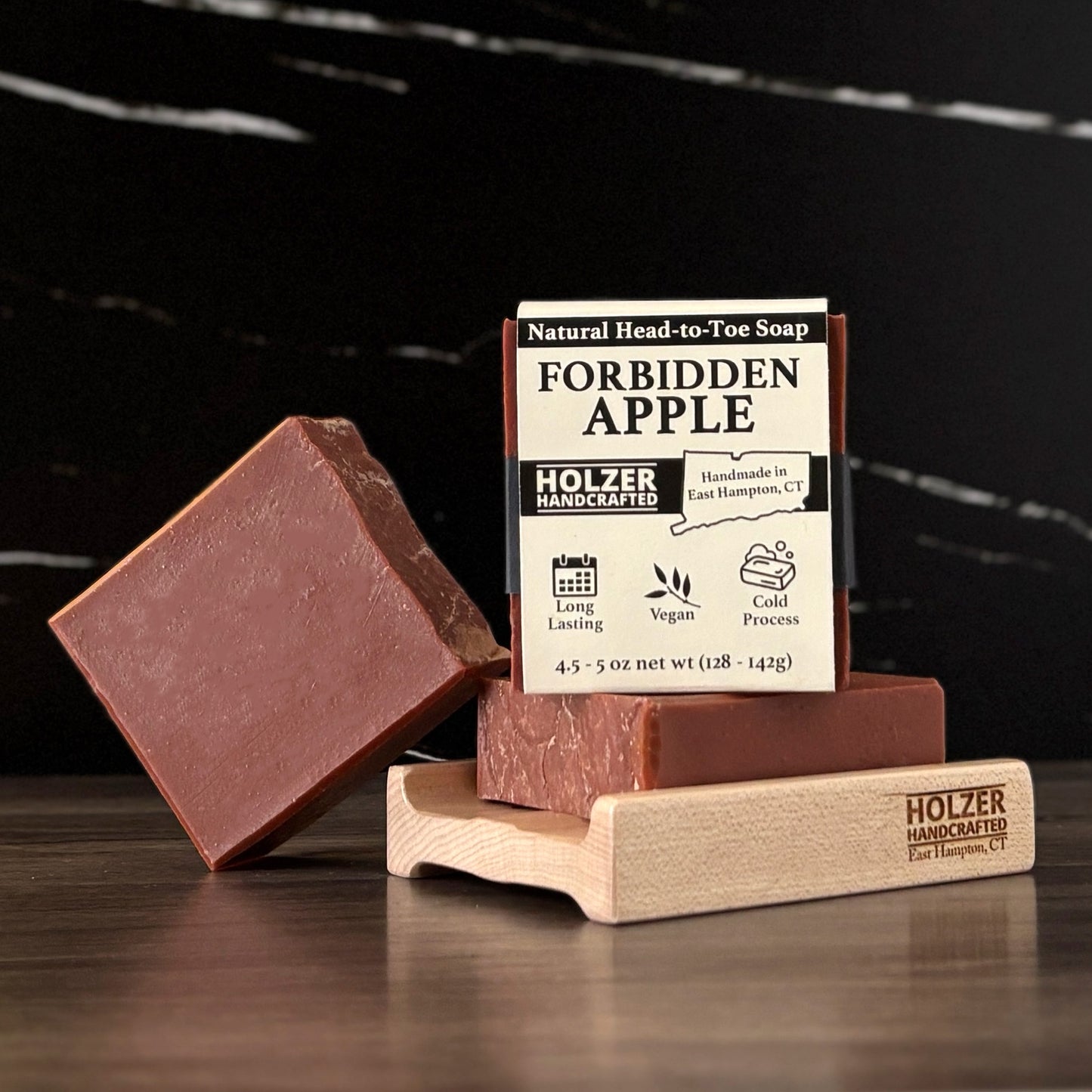 Forbidden Apple - Natural Head to Toe Soap Bar - Apple Rind + Cinnamon + Clove
