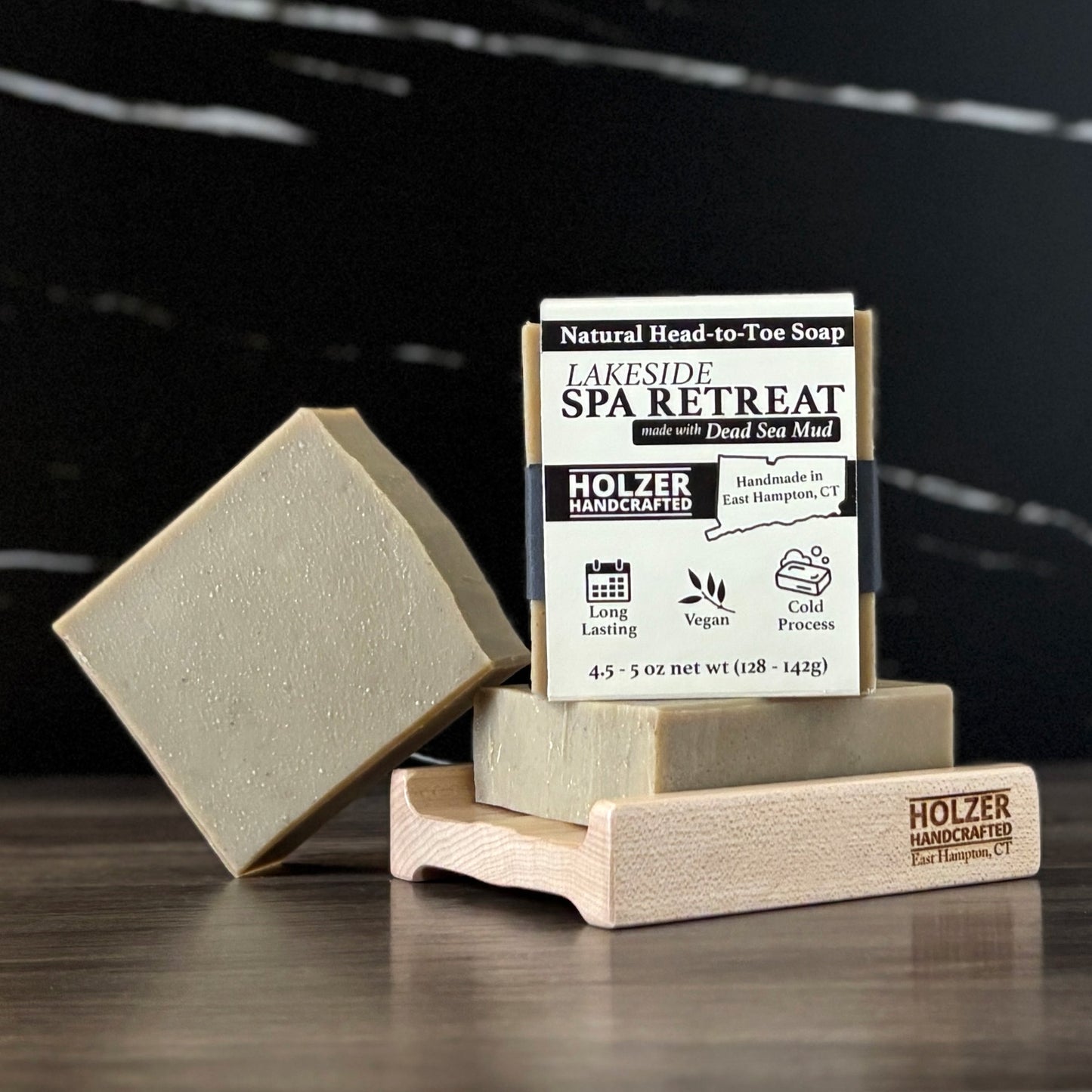 Lakeside Spa Retreat - Natural Head to Toe Soap Bar - Driftwood + Juniper + Vetiver