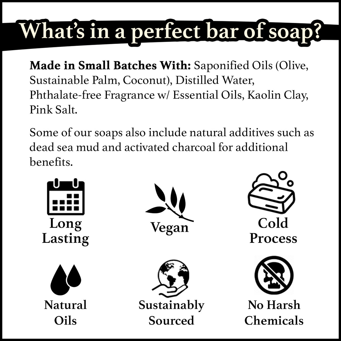Natural Soap Bar Gift Box - 3 Large 4.5oz Bars - Choose from 20 scents or unscented - Subscribe & Save
