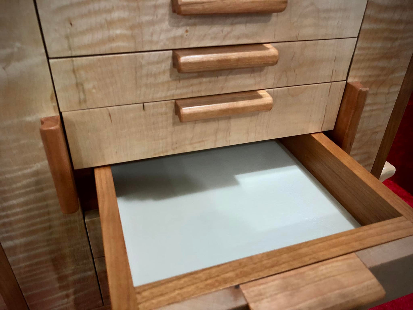 Large Luxury Desktop Custom Jewelry Box, Storage Chest, Optional Personalization
