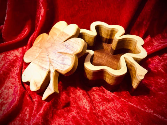 Four-Leafed Clover Bandsaw Boxes