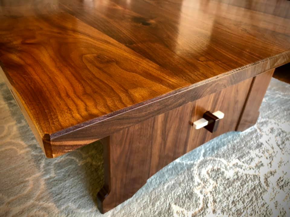 Custom Solid Walnut Coffee Table