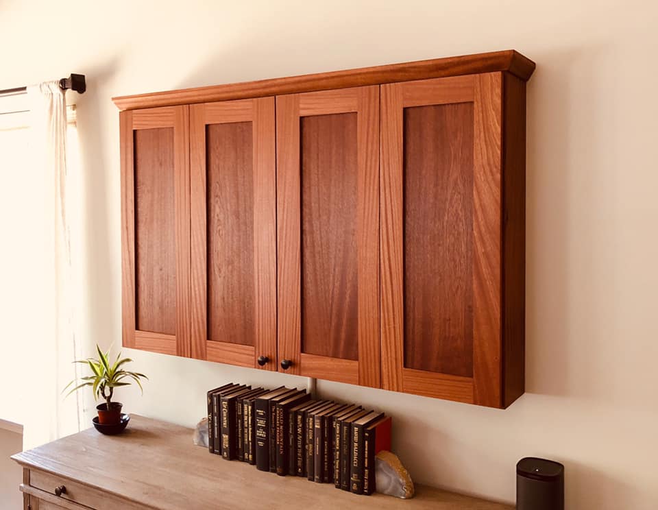 Shaker-Inspired Wall mounted TV Cover