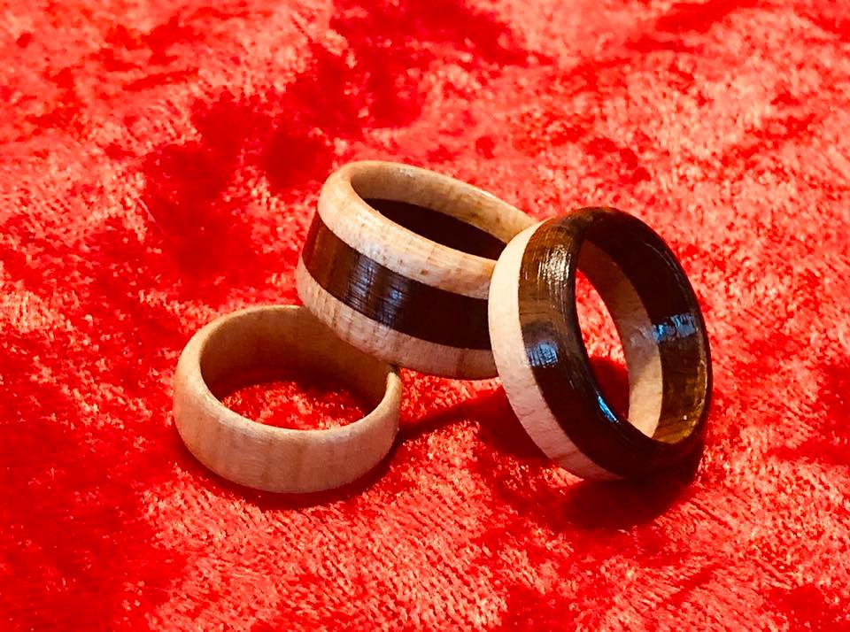 Stylish Wooden Rings