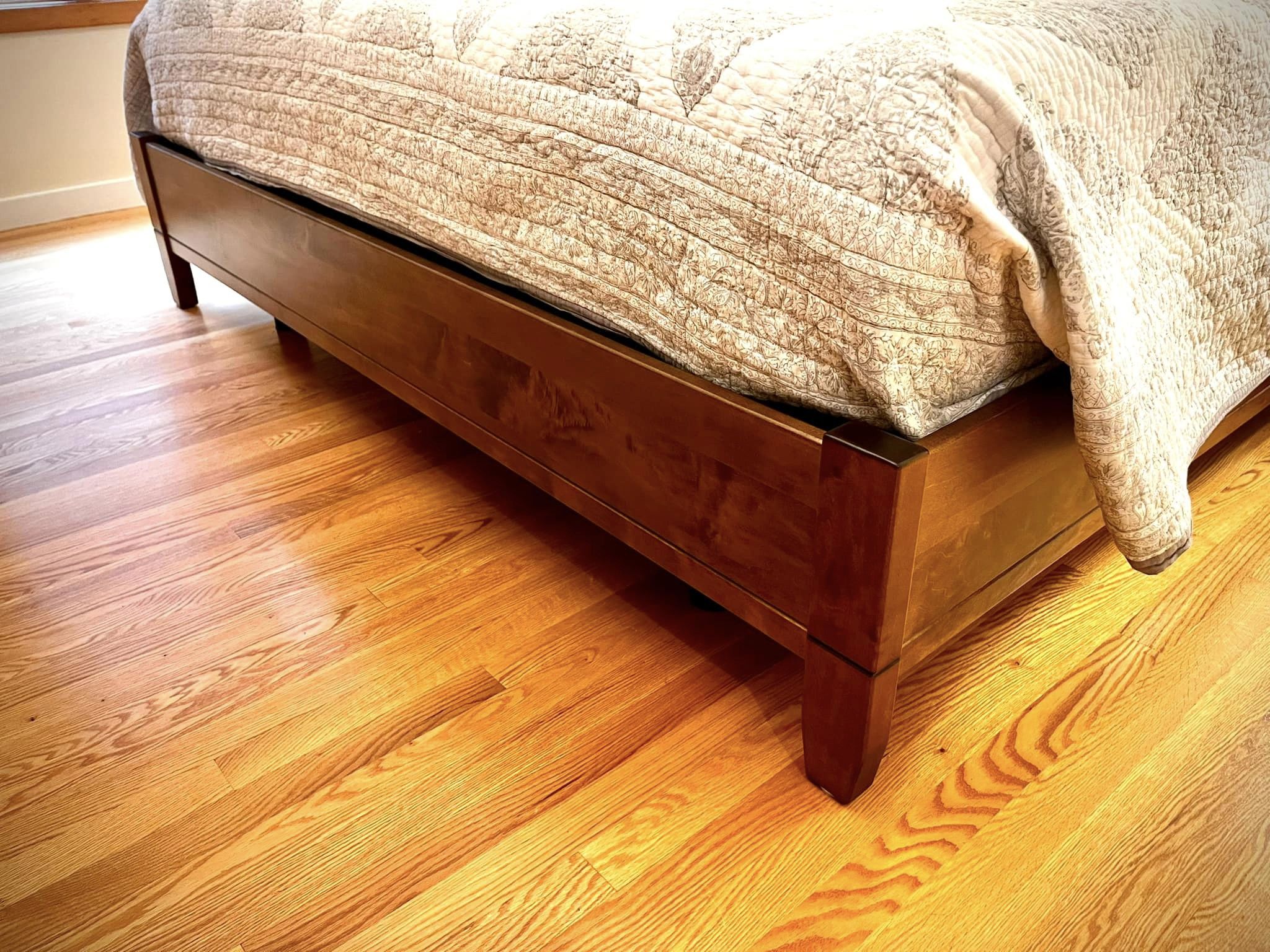 Maple Bed Frame Maple Bed Frame Sides and Footboard – Holzer Handcrafted