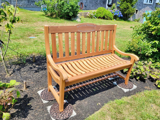 Custom Personalized Memorial Garden Bench