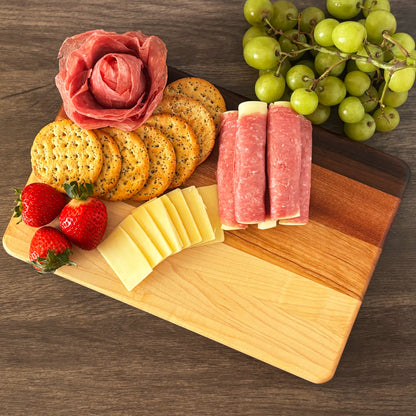 Hardwood Cutting Board, Reversible, 12x8 Everyday Prep Board