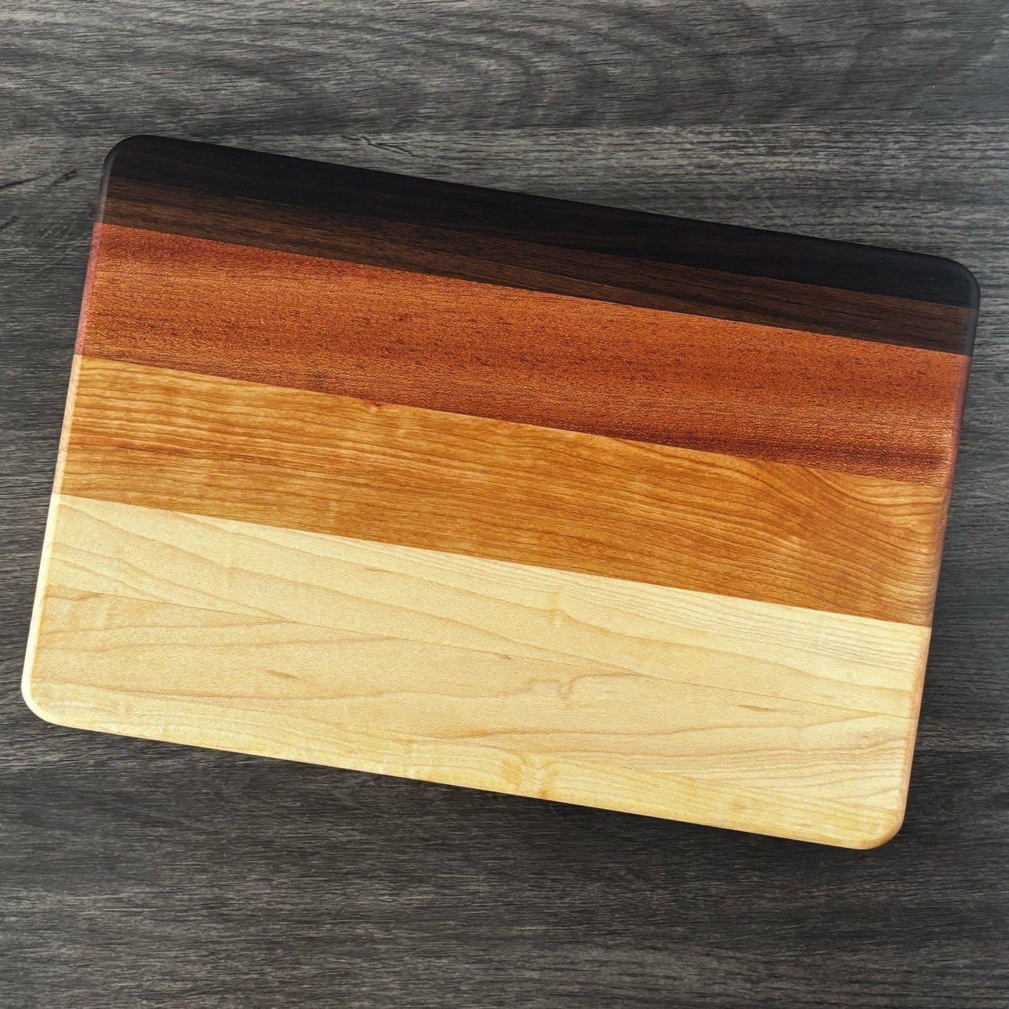 Hardwood Cutting Board, Reversible, 12x8 Everyday Prep Board