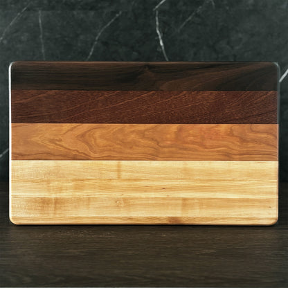 Hardwood Cutting Board, Reversible, 16x10 Classic Kitchen Board