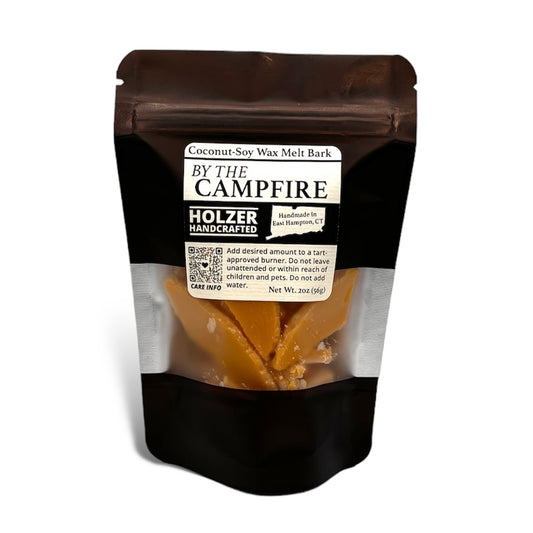 By The Campfire, Scented Wax Melt Bark in Resealable Pouch