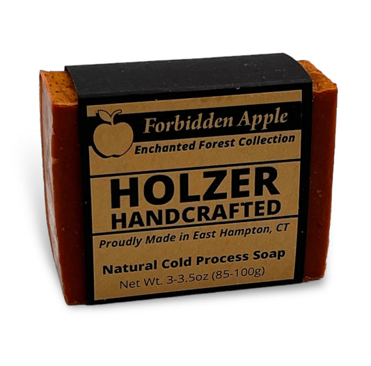 Forbidden Apple Premium Artisan Soap Bar, Cold Process, Vegan