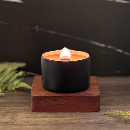 Set of 3 Mini Wood Wick Candles in our 3 Best Selling Scents, Cute Travel Size Tins
