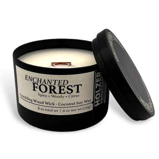 Enchanted Forest 6 oz Crackling Wood Wick Candle