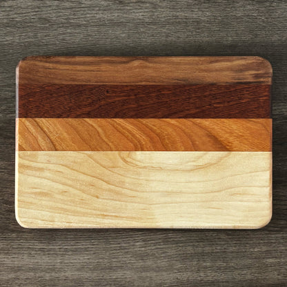 Hardwood Cutting Board, Reversible, 9x6 Cheese Board