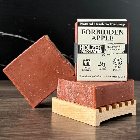 Forbidden Apple - Natural Head to Toe Soap - 4.5oz Bar - Apple Rind + Cinnamon + Clove