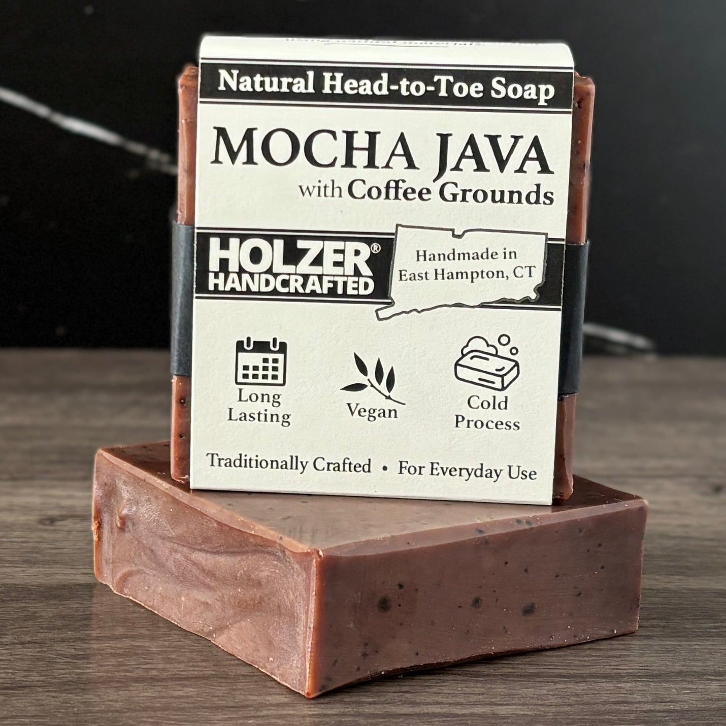 Mocha Java - Natural Exfoliating Head to Toe Soap - 4.5oz Bar