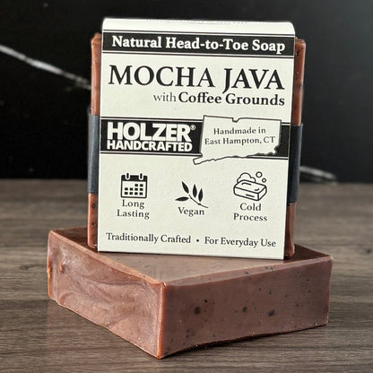 Mocha Java - Natural Exfoliating Head to Toe Soap - 4.5oz Bar
