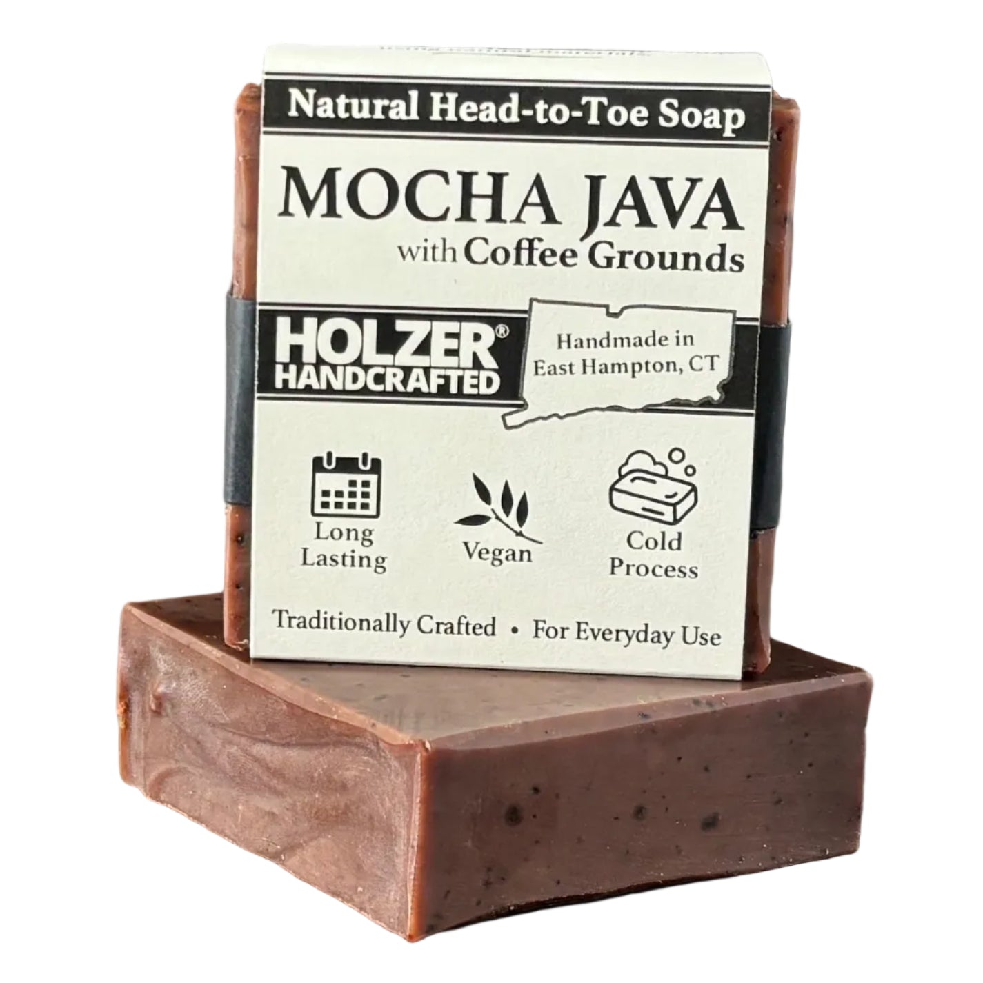 Mocha Java - Natural Exfoliating Head to Toe Soap - 4.5oz Bar