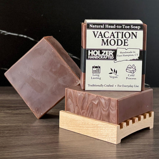 Vacation Mode - Natural Head to Toe Soap - 4.5oz Bar - Cocoa Butter + Cashmere