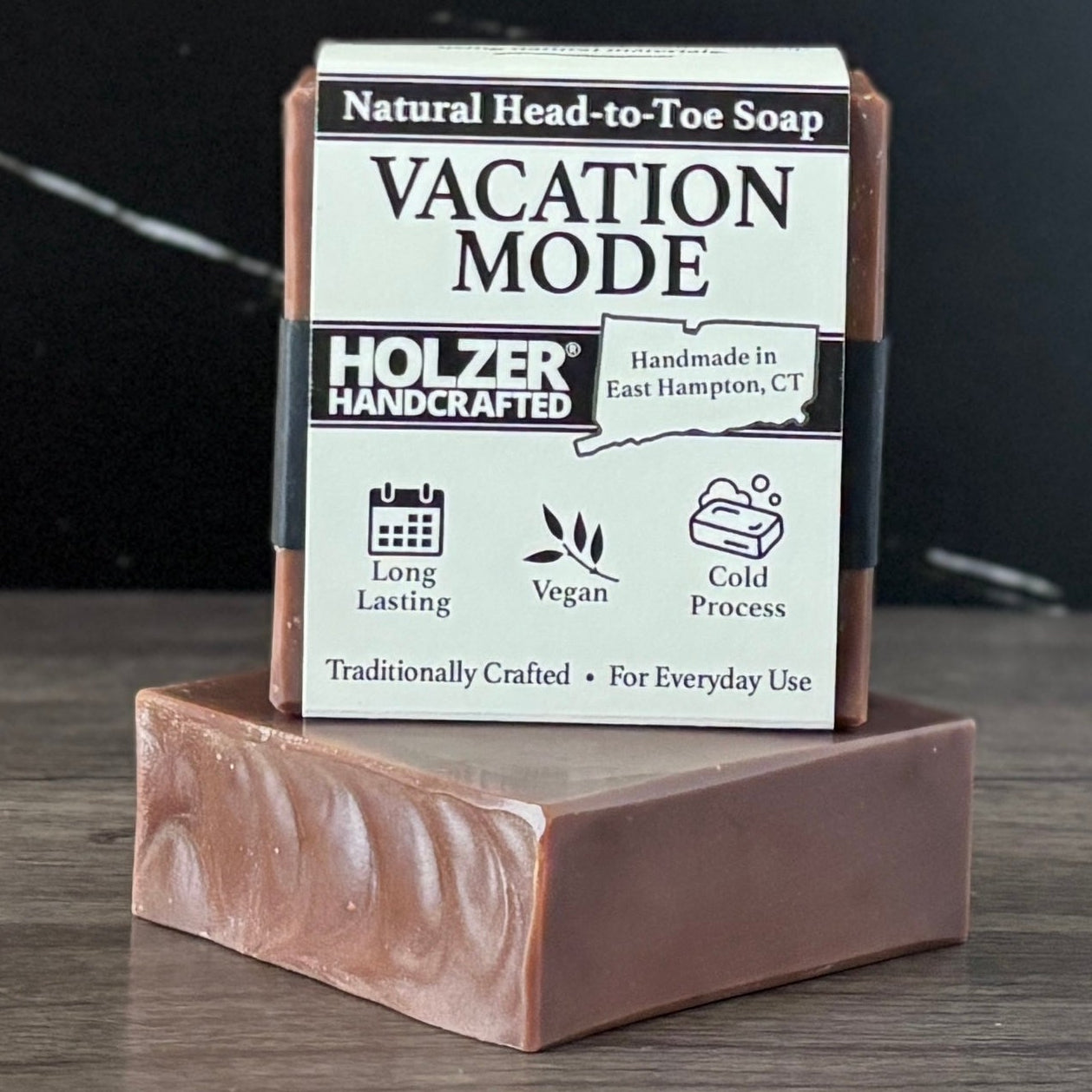 Vacation Mode - Natural Head to Toe Soap - 4.5oz Bar - Cocoa Butter + Cashmere