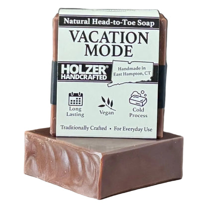 Vacation Mode - Natural Head to Toe Soap - 4.5oz Bar - Cocoa Butter + Cashmere