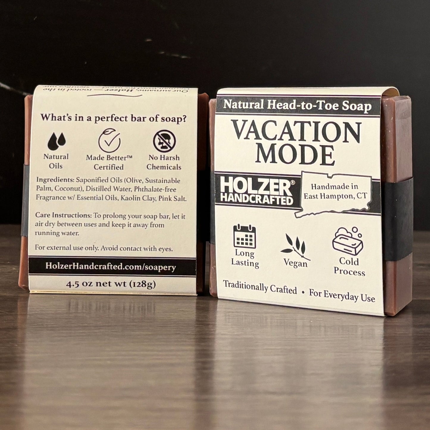 Vacation Mode - Natural Head to Toe Soap - 4.5oz Bar - Cocoa Butter + Cashmere