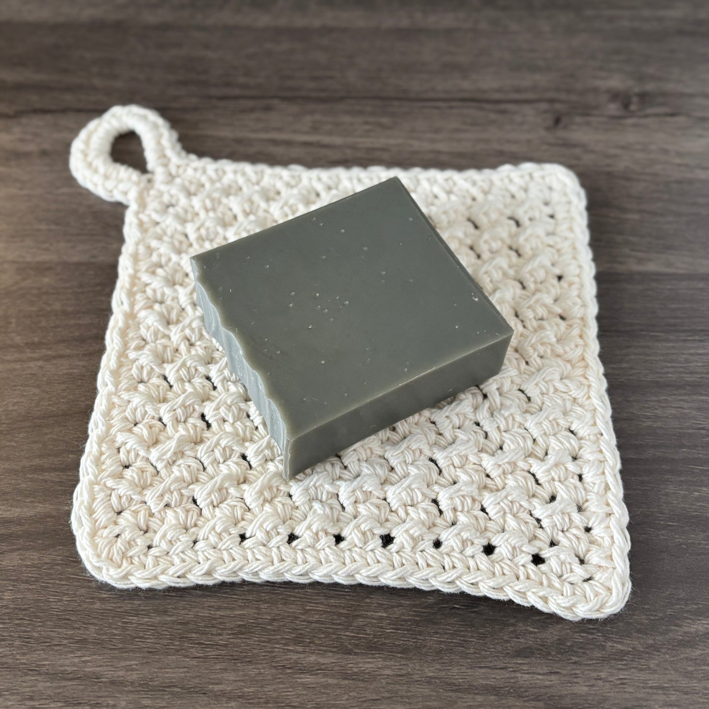 100% Cotton Crocheted Wash Cloth - Reusable and Eco-Friendly