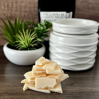 By The Campfire - Birch + Cacao + Vanilla Scented Wax Melt Bark in Resealable Pouch