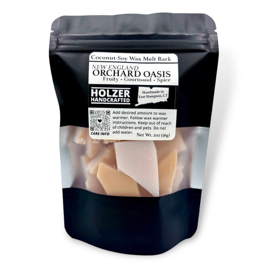 New England Orchard Oasis - Apple + Clove + Honey Scented Wax Melt Bark in Resealable Pouch